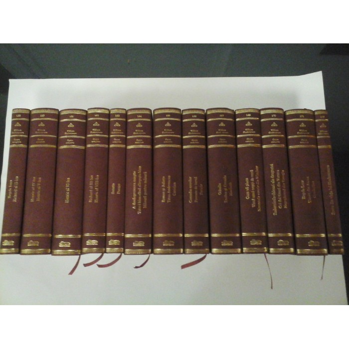 WILLIAM SHAKESPEARE - OPERE - Colectia ADEVARUL (Lux) - 13 Volume